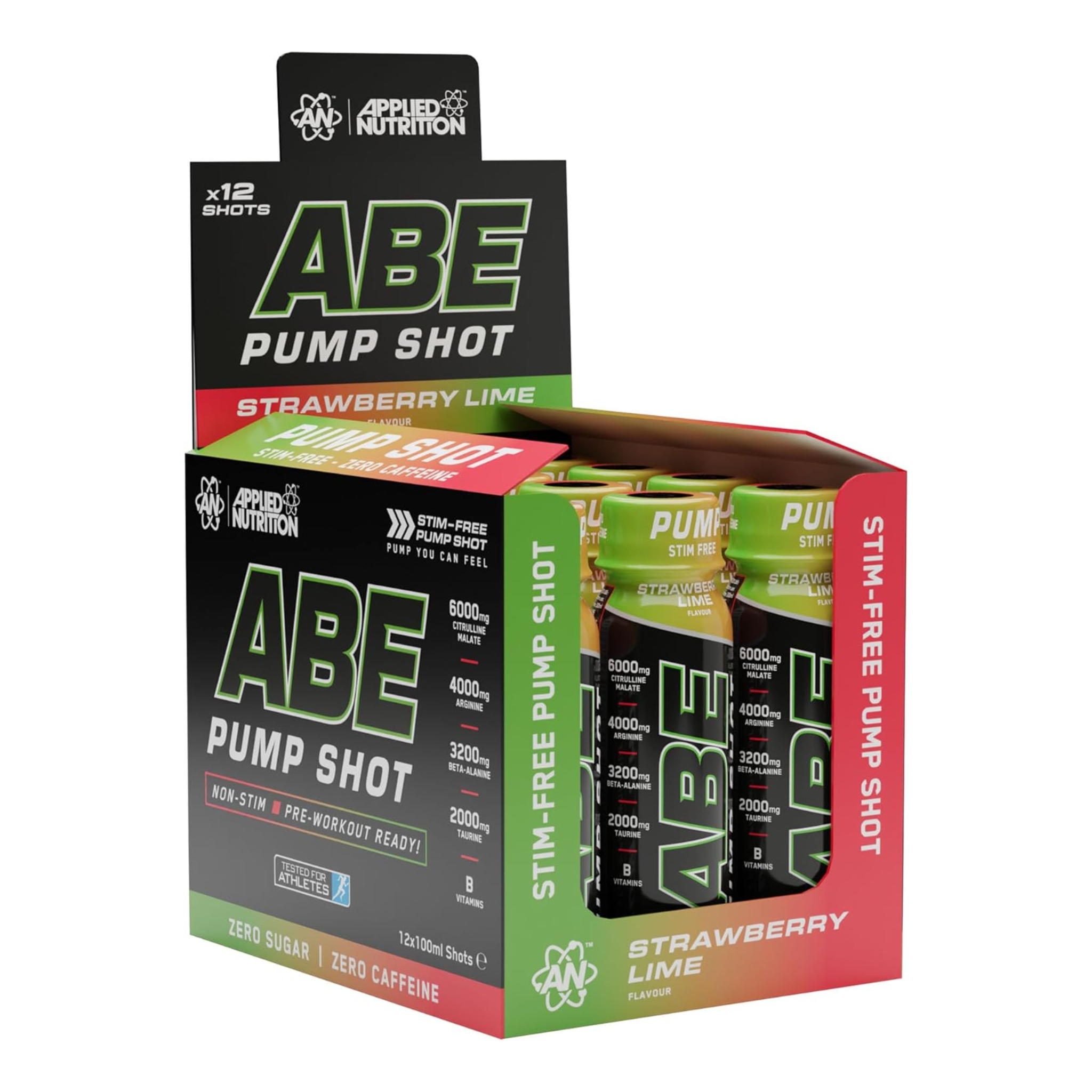Applied Nutrition ABE Stim Free Pump Shots 12x100ml