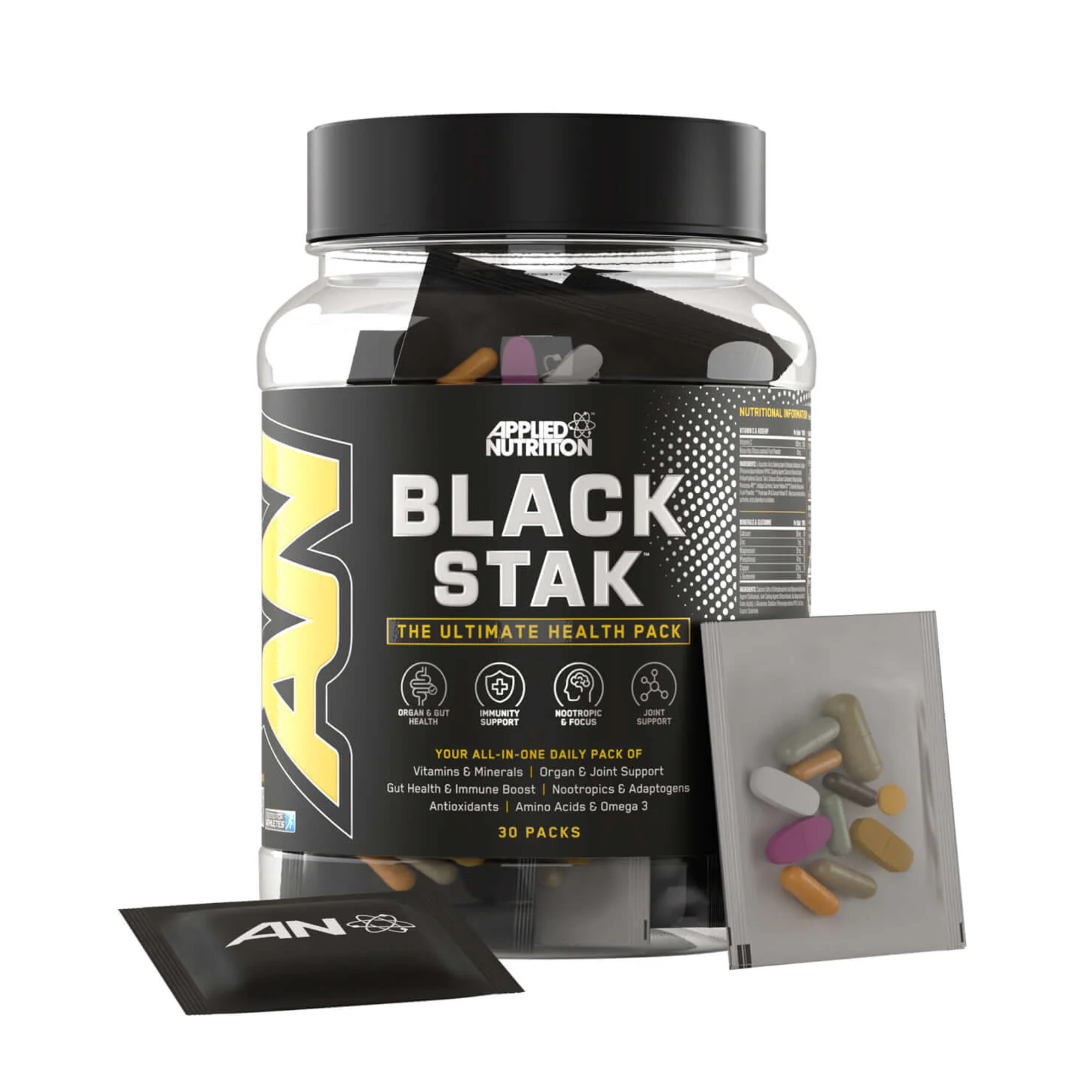 Applied Nutrition Black Stak- Ultimate Health Pack