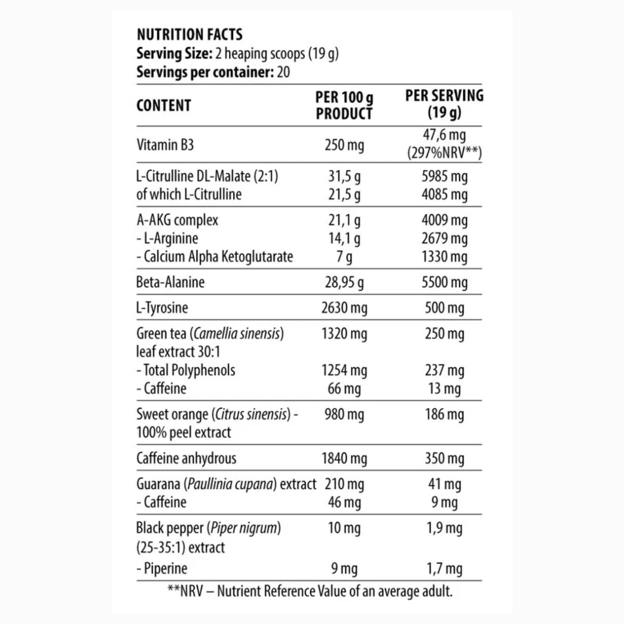 DY Nutrition Blood And Guts 380g