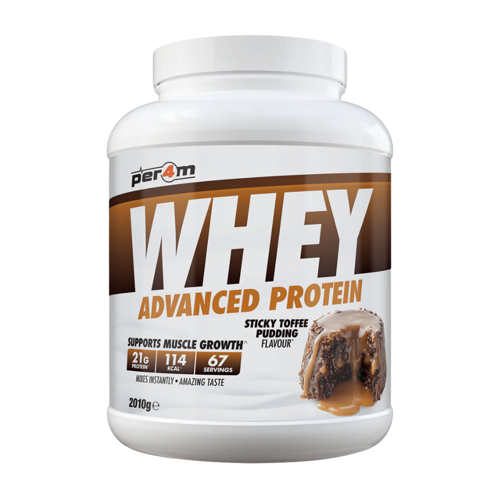 PER4M-Sticky-Toffee-Pudding-2kg-Whey-Protein-Powder-67-Servings