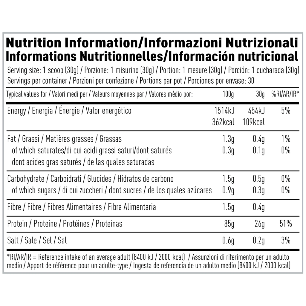 Per4m Isolate Zero 100% Whey Protein Isolate 900g