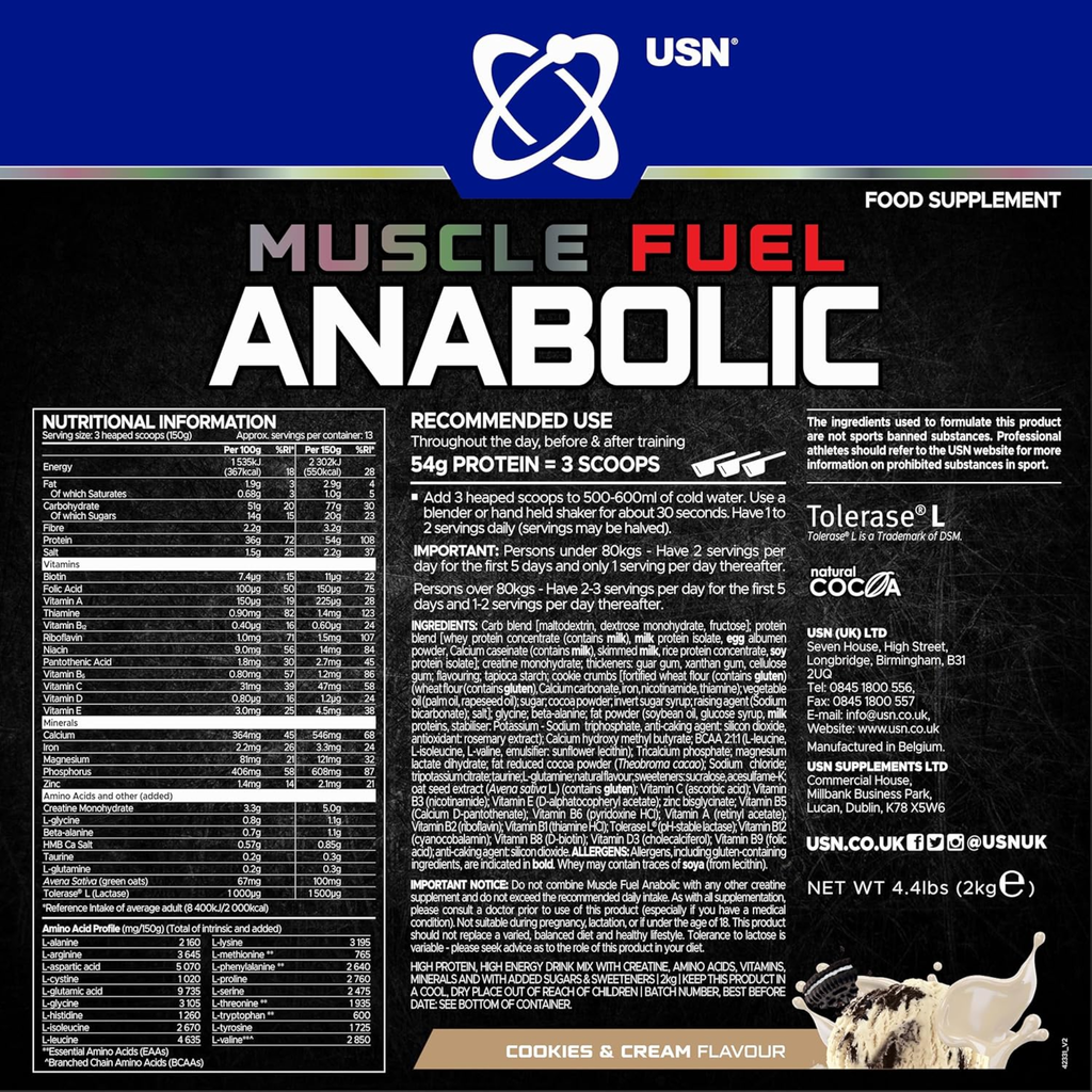 USN Muscle Fuel Anabolic