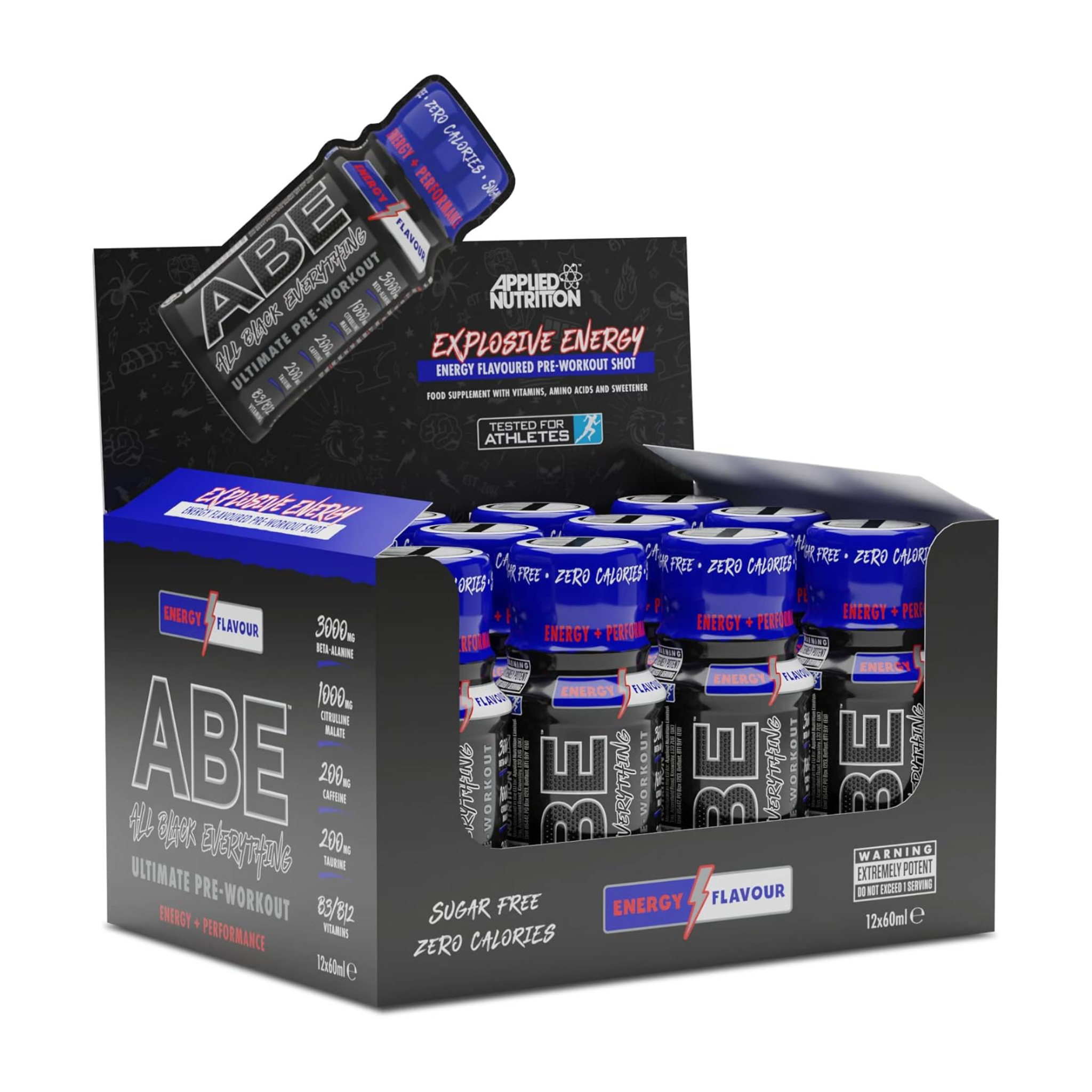 Applied Nutrition ABE (All Black Everything) Shot 12x60ml