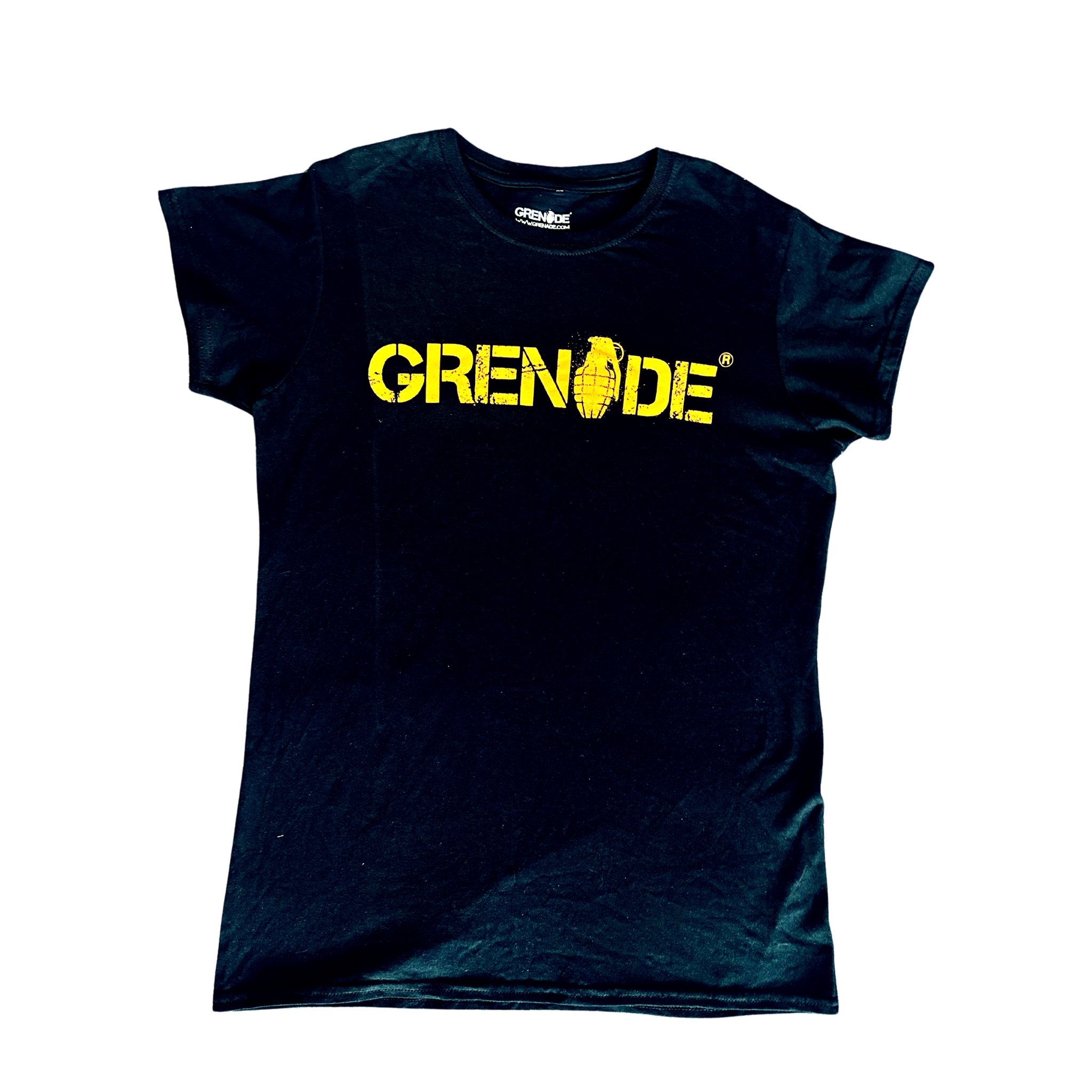 grenade-ladies-black-and-orange-t-shirt